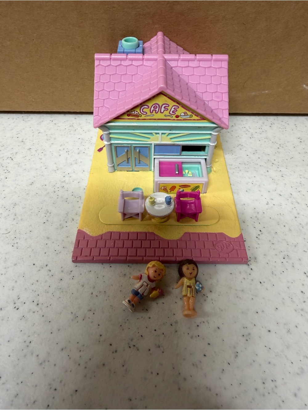 Polly Pocket Vintage 1993 Beach Cafe Bluebird Toys COMPLETE